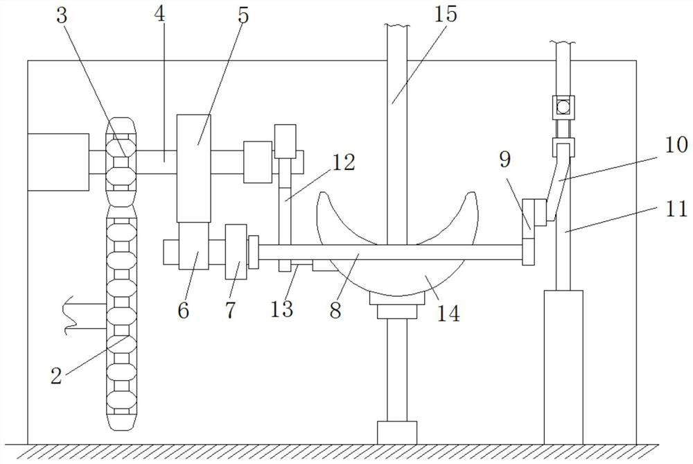 Intelligent automatic agricultural feeding mechanical device