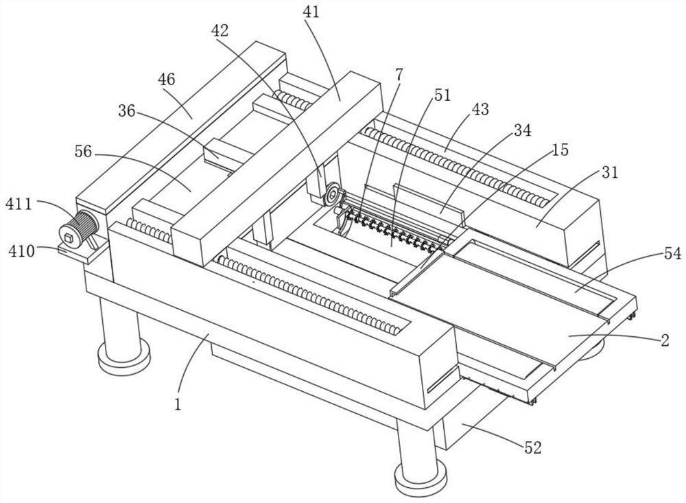 Trimming device for composite material based on aircraft production line