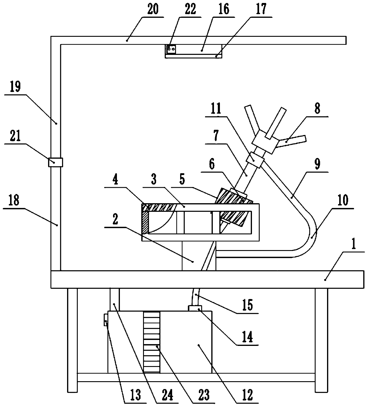 a paint spraying device