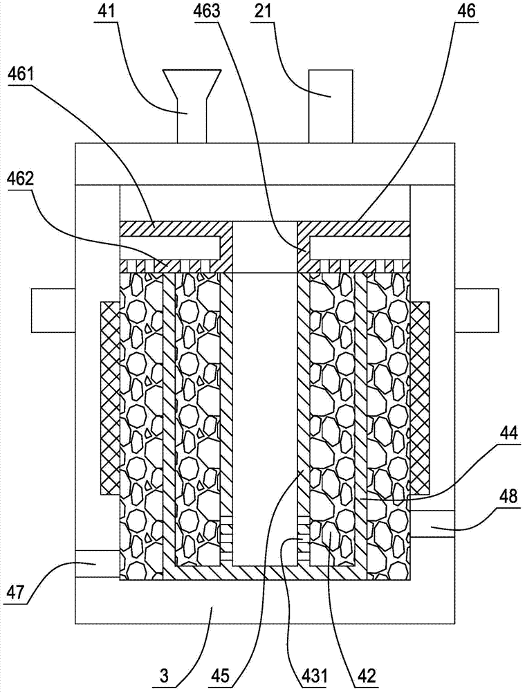 Smelting reduction method of iron ores containing titanium and external-fired coals