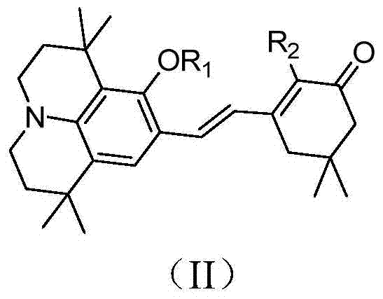 Organic second-order nonlinear optical chromophore with d-π-a structure, synthesis method and application