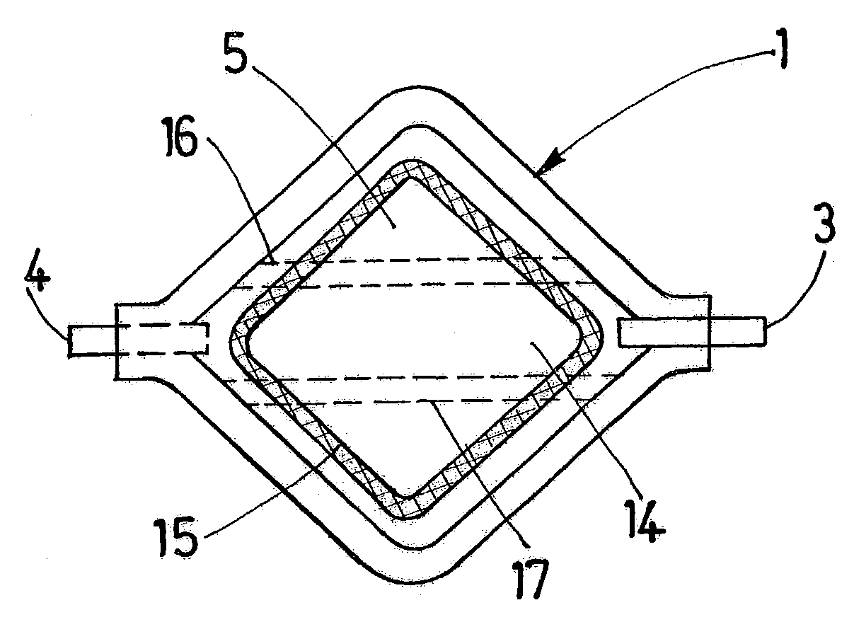 Selective deleukocytation unit for a platelet product