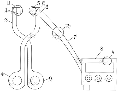 Novel suction device of forceps clip for liver resection