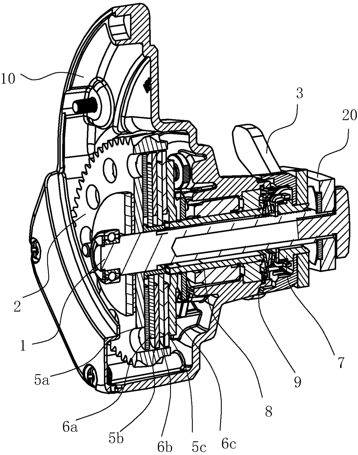 Braking device for fishing reel