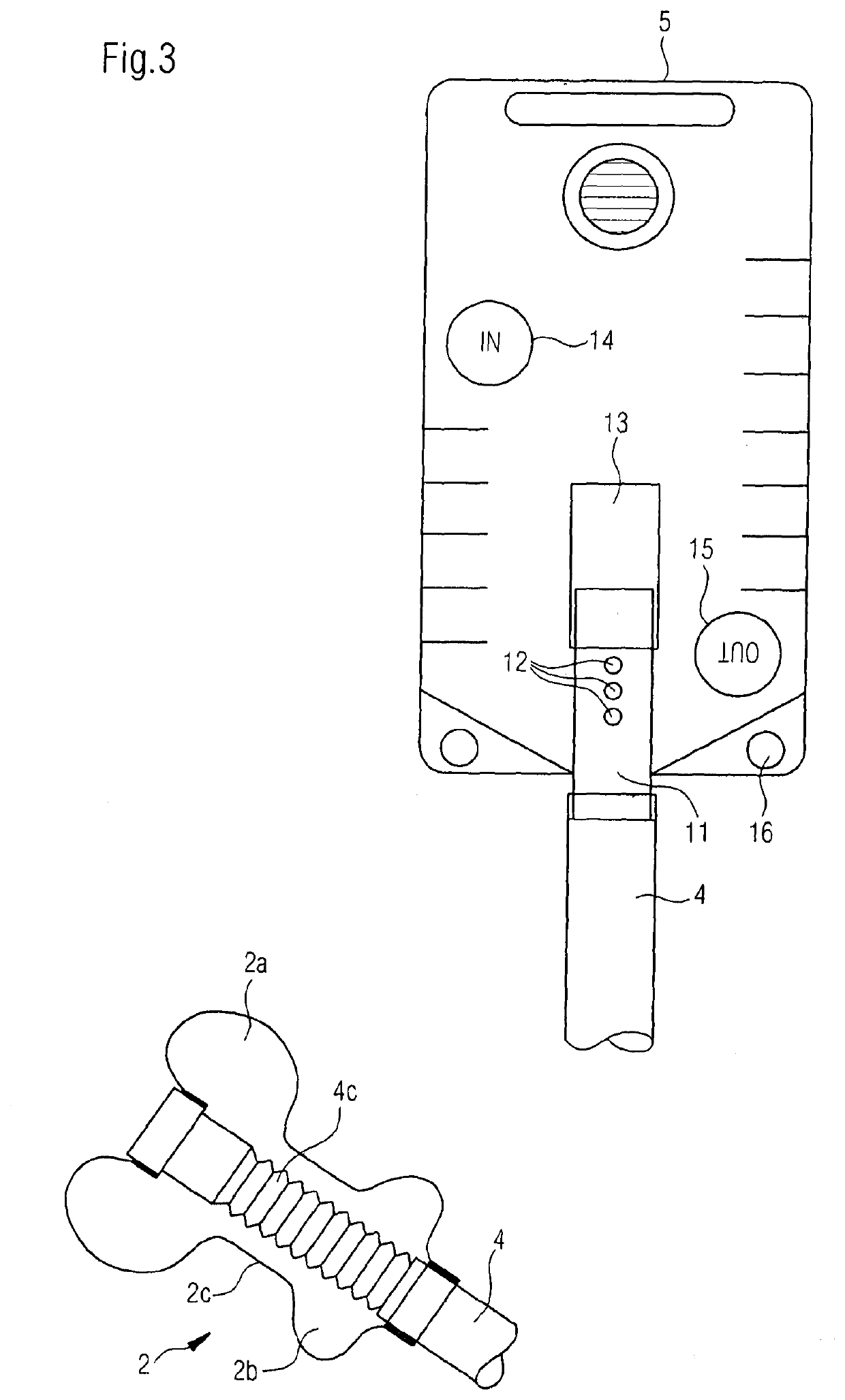 Device for the repetitive supply and draining of substances for medical therapy, and system and method for producing faecal continence by intermittent colon lavage by means of a permanently placed trans-anal occluding or access catheter