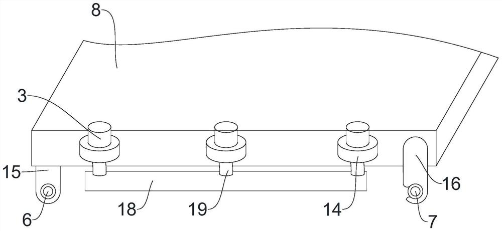 Heat exchange device for weaving setting machine