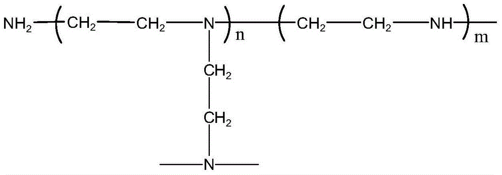 Carbon dioxide absorbent used for capturing after combustion