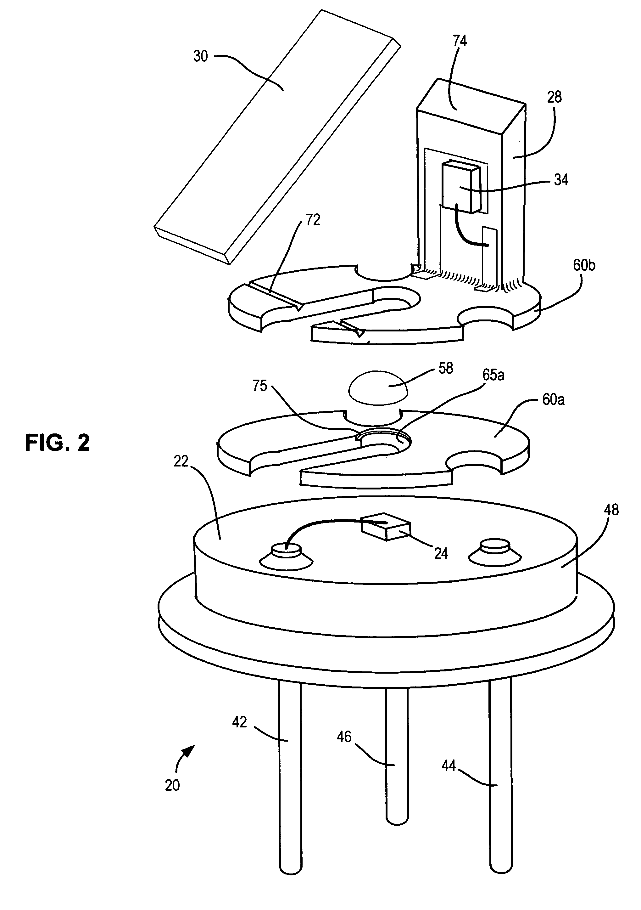 Semiconductor light source with optical feedback