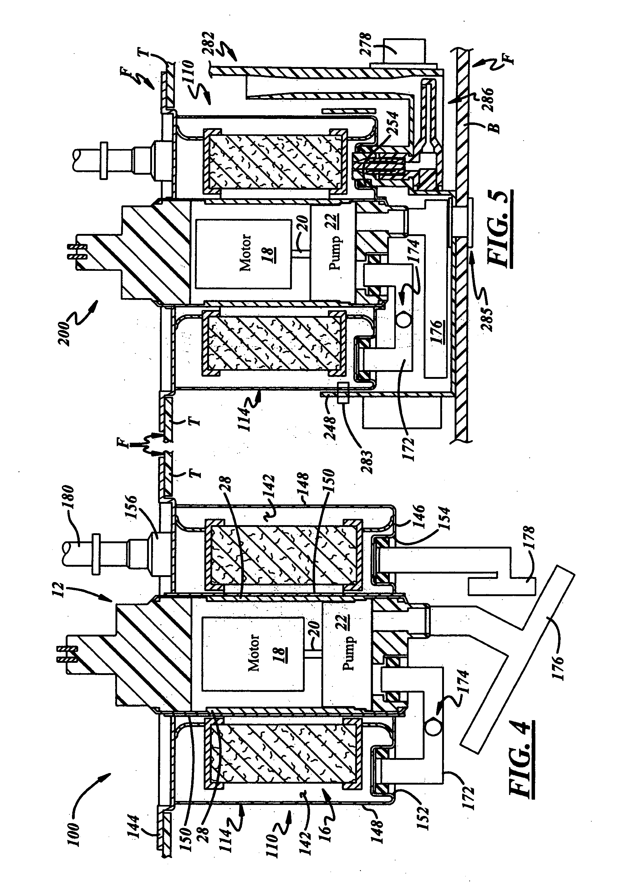 Fuel pump and filter assembly