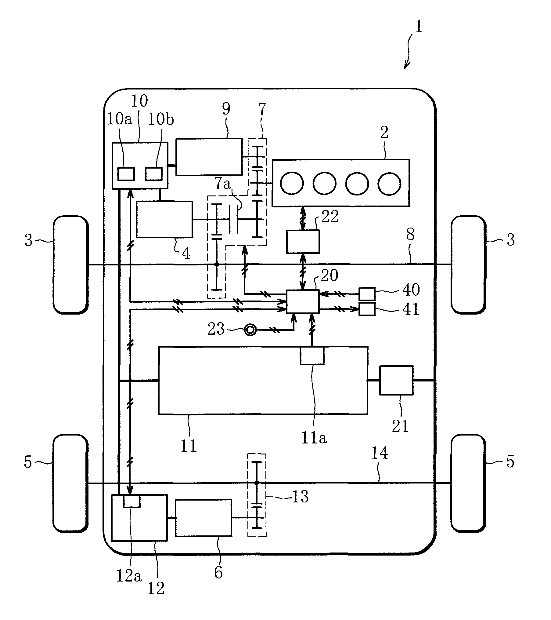 Charge control device for hybrid vehicle