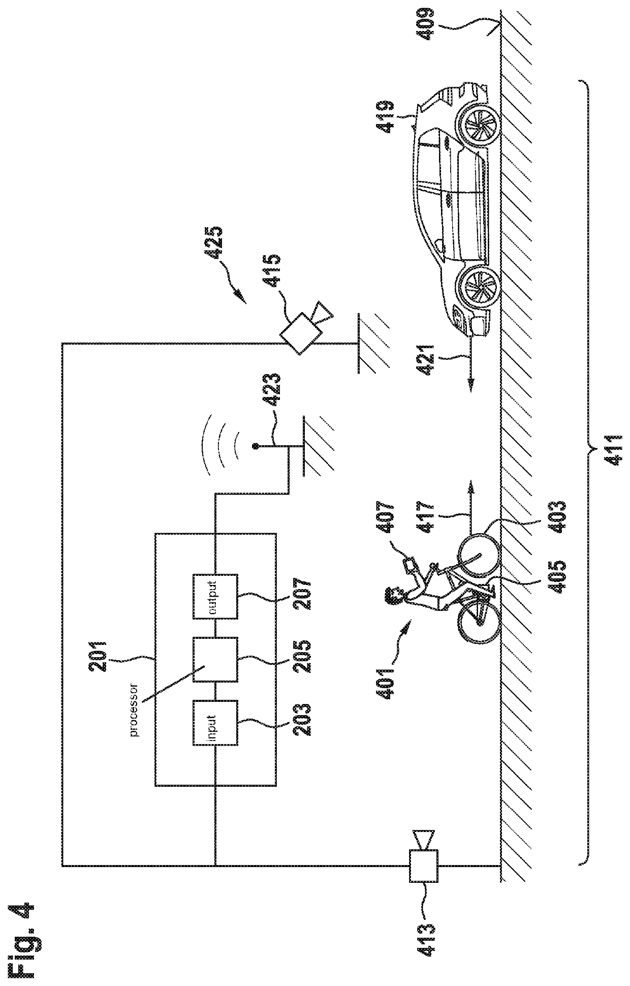 Method for warning a vulnerable road user