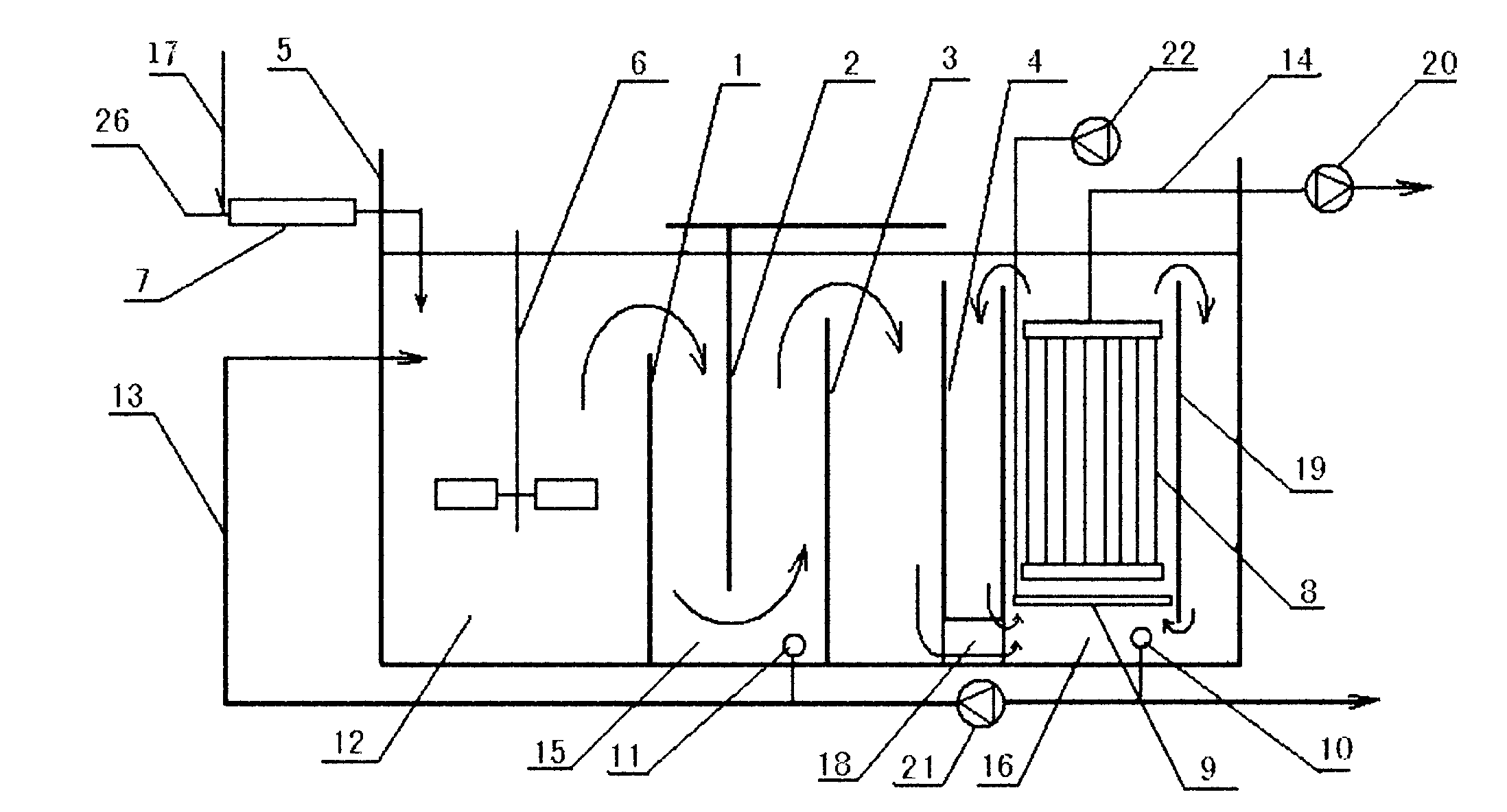 Enhanced phosphorus removal membrane bioreactor