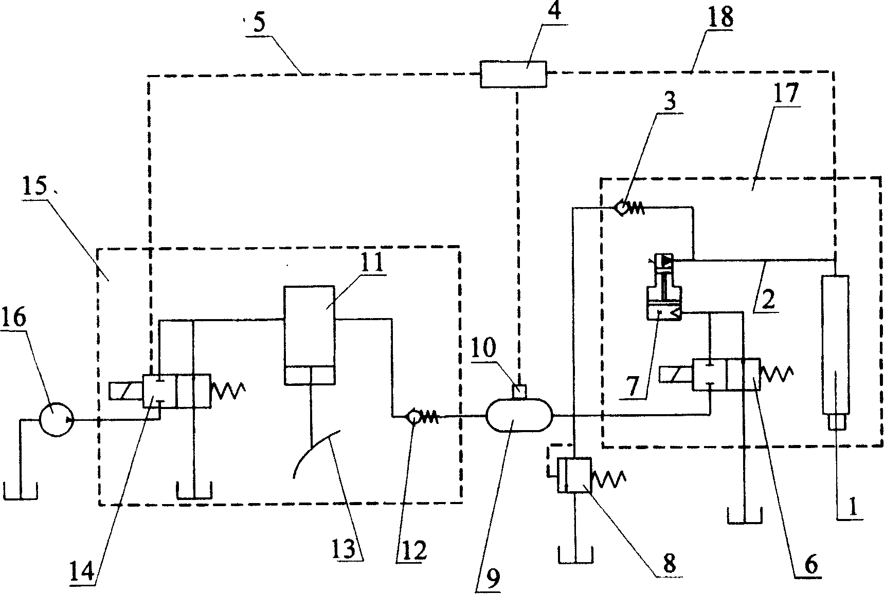 Generation system for adjusting fuel injection pressure in hyperpressure for diesel engine