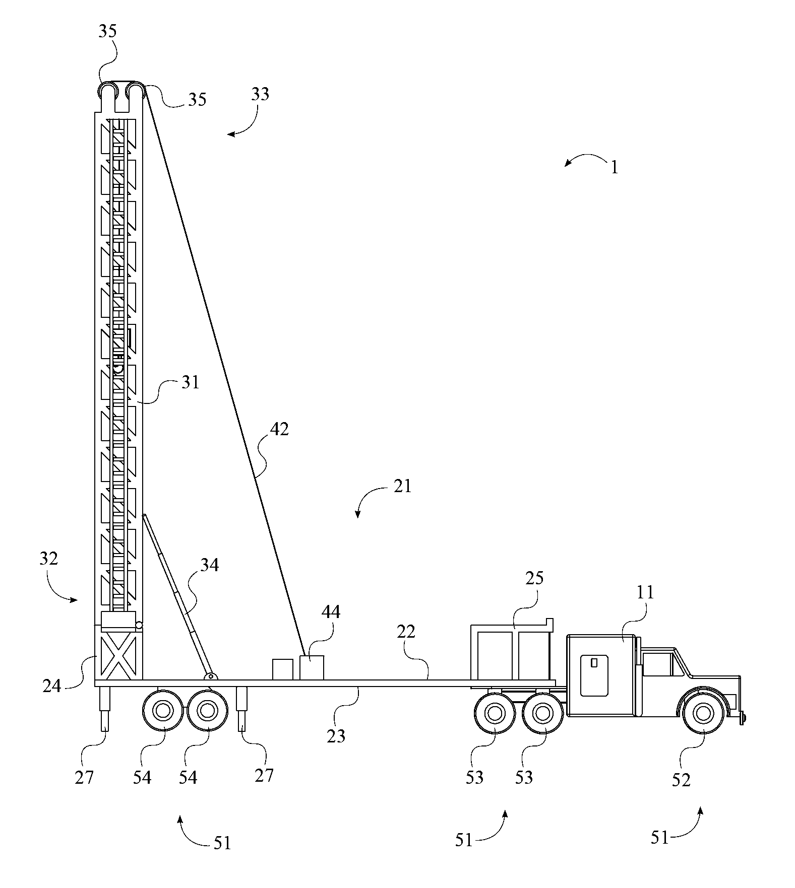 Remote controlled drilling rig