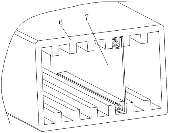 A locking strip for vertical installation