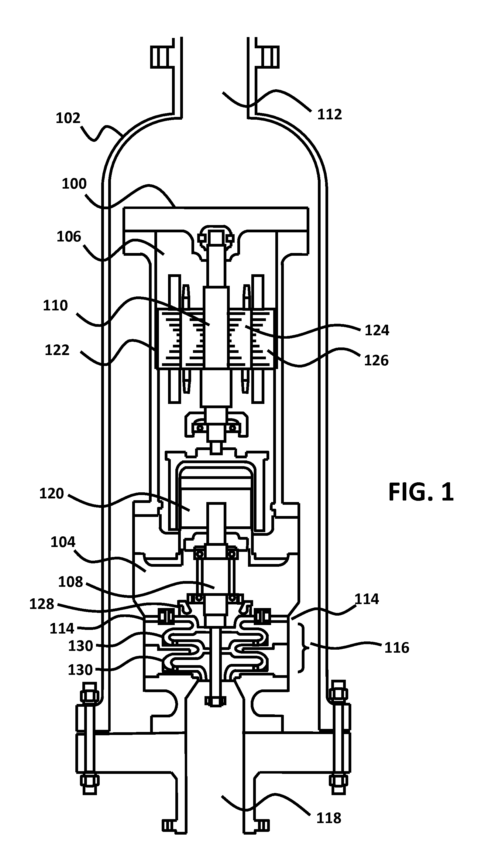 Multistage liquefied gas expander with variable geometry hydraulic stages