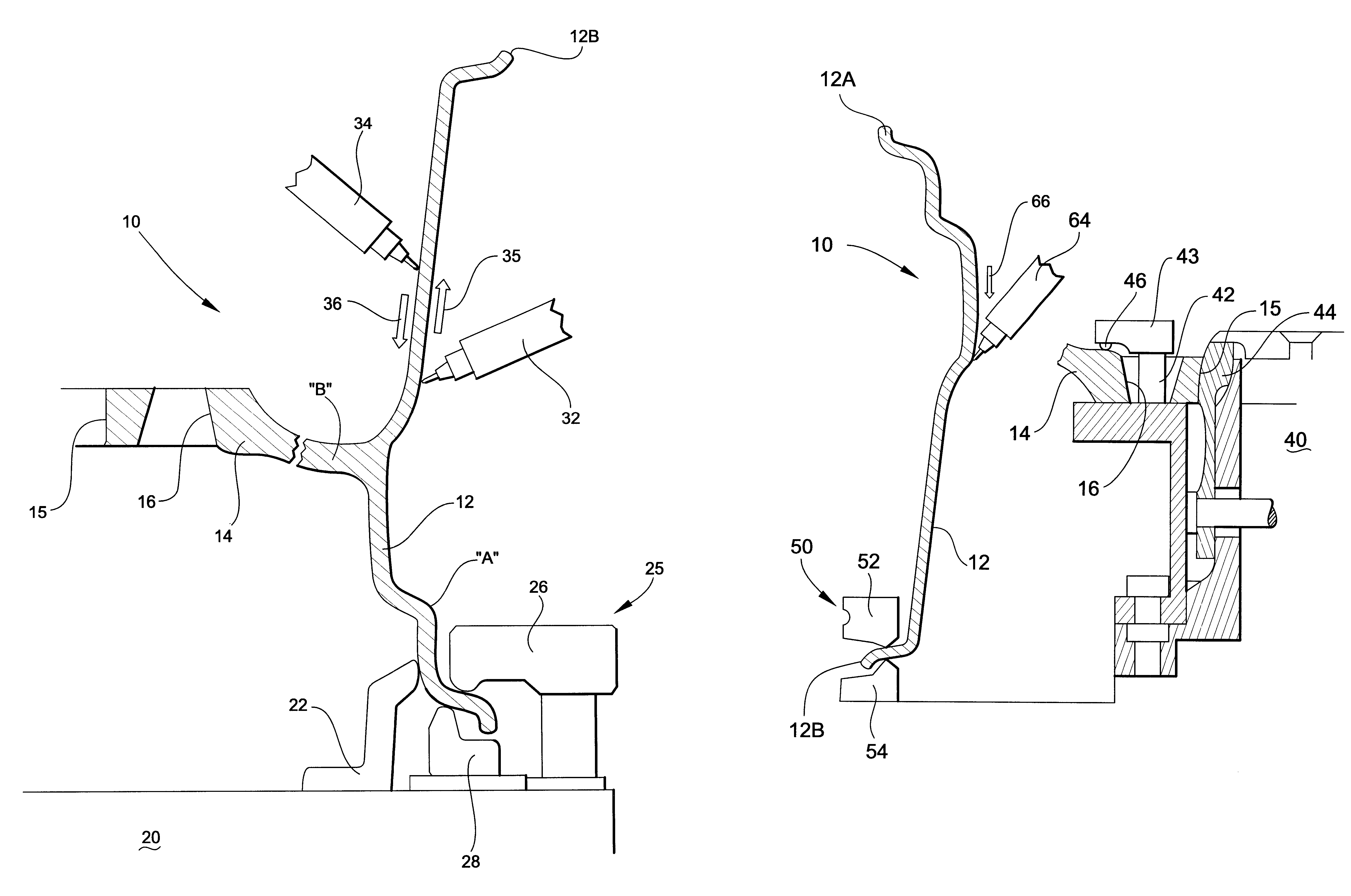 Method of manufacturing a wheel rim for a two-piece vehicle wheel assembly