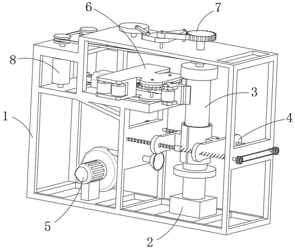 Preparation device of biodegradable polyester material fused with soil base material