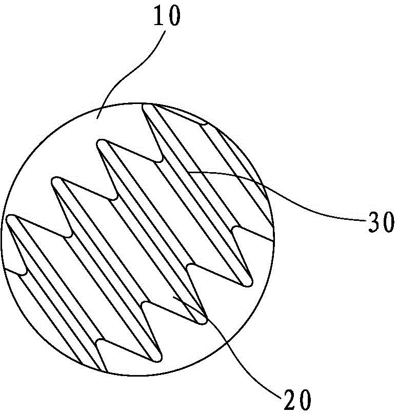 Blade structure formed in one time and machining method