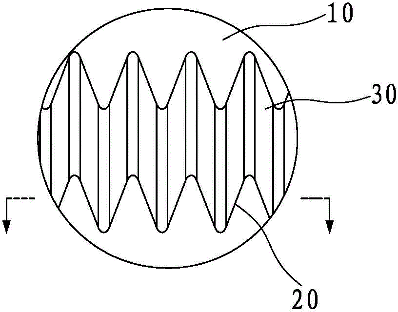 Blade structure formed in one time and machining method