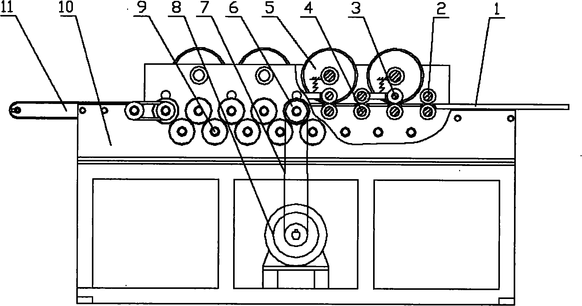 Automatic plane polishing device