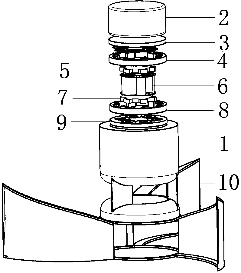 Anti-magnetic levitation wind power energy collector