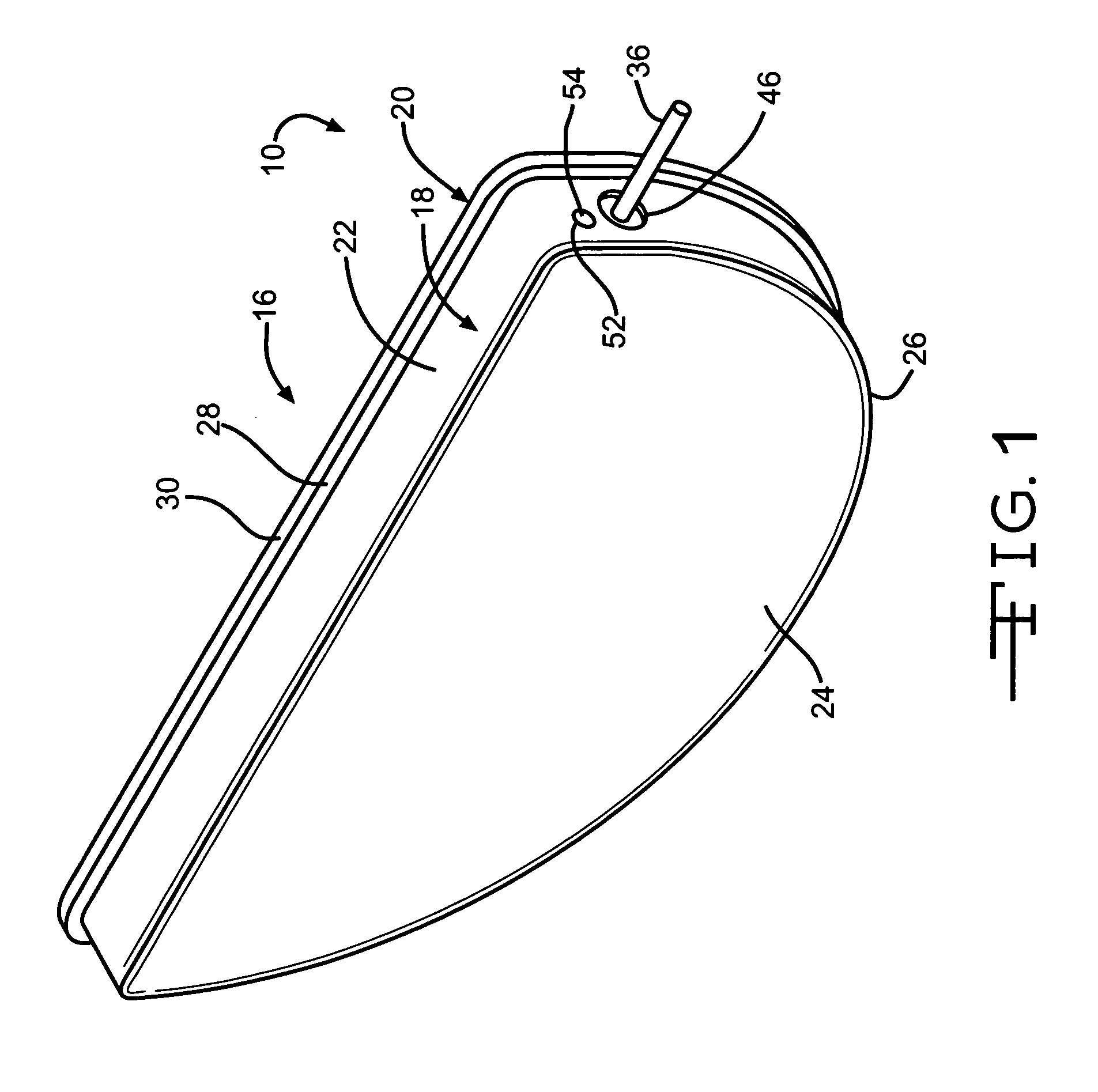 Flat back case for an electrolytic capacitor