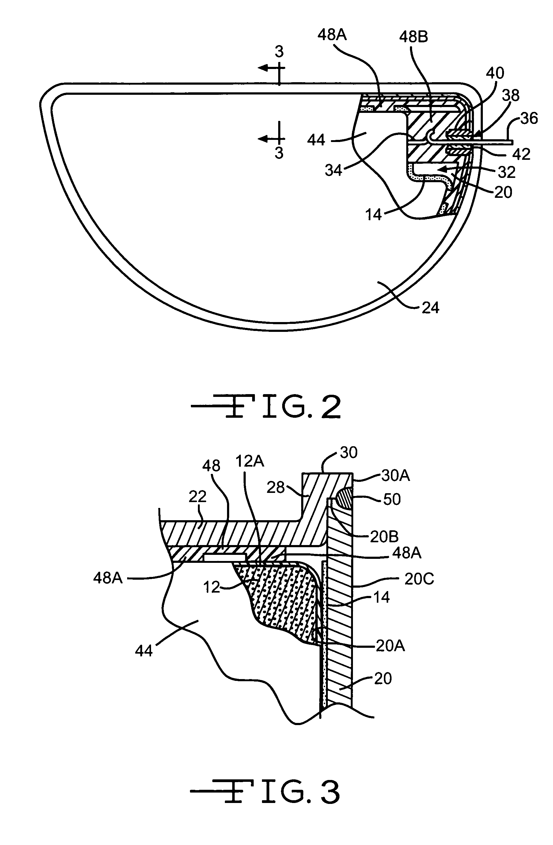 Flat back case for an electrolytic capacitor