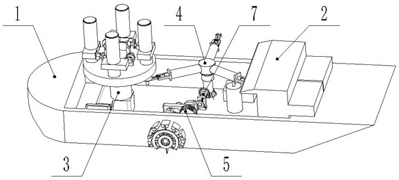 A new type of unmanned bacterial agent delivery ship and its operation method