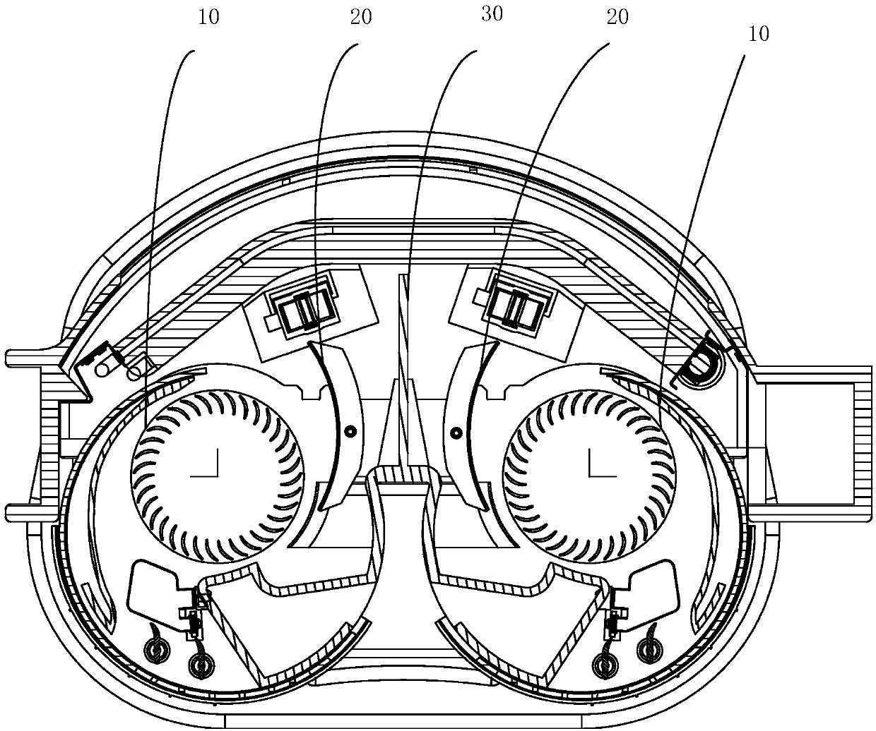 Air-conditioner air duct mechanism and air conditioner