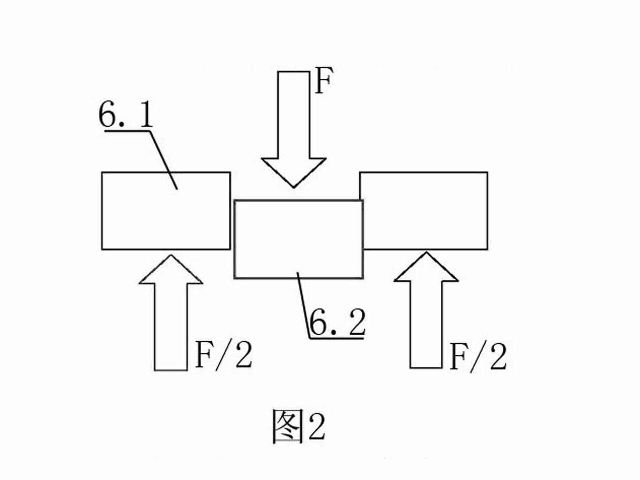 Method and device for detecting compression strength of concrete by anti-shearing method