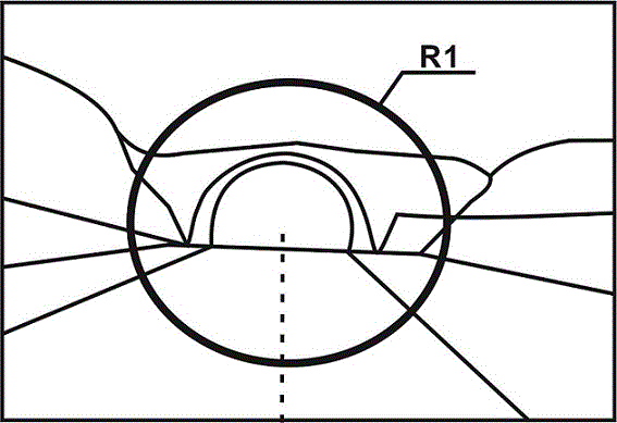 Image-based tunnel interior and exterior luminance detection system and detection method