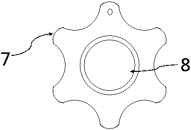 Combined cycloid rotor and preparation method thereof