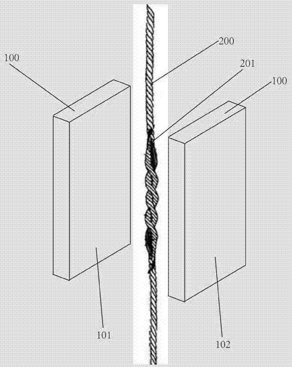 Method and device for improving yarn wet joint wear resistance