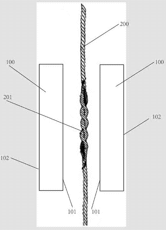 Method and device for improving yarn wet joint wear resistance