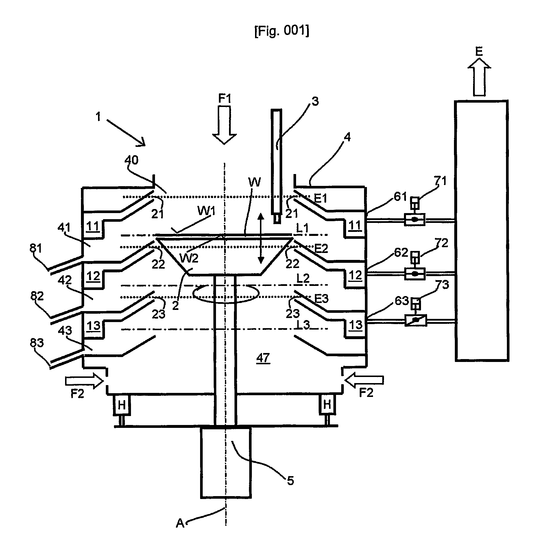 Device and method for wet treating disc-shaped articles