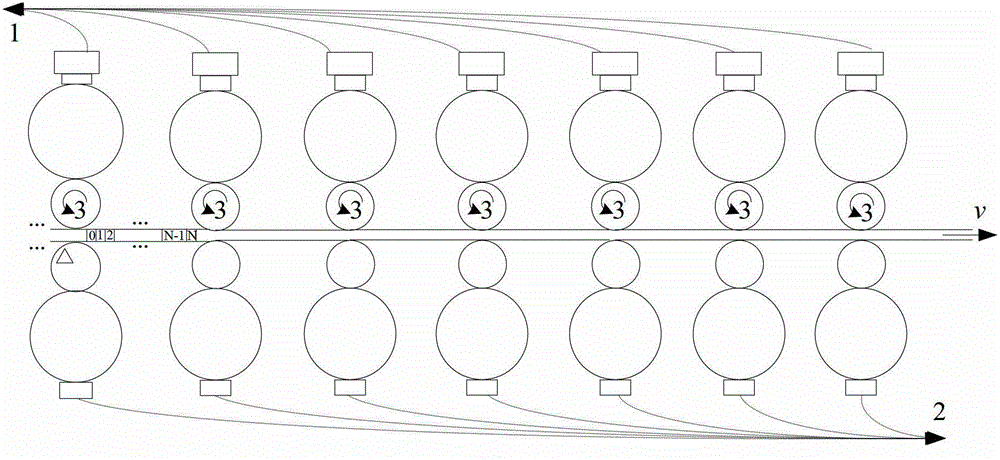 A method for controlling the thickness of hot-rolled finish-rolled strip steel