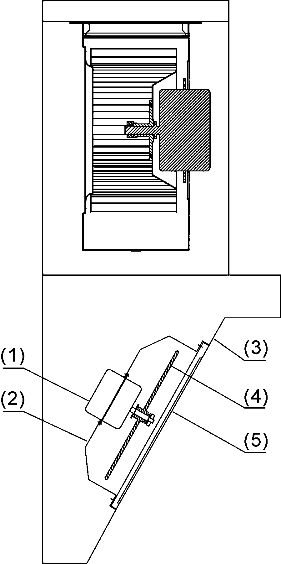 Electric rotating purification filter screen type range hood