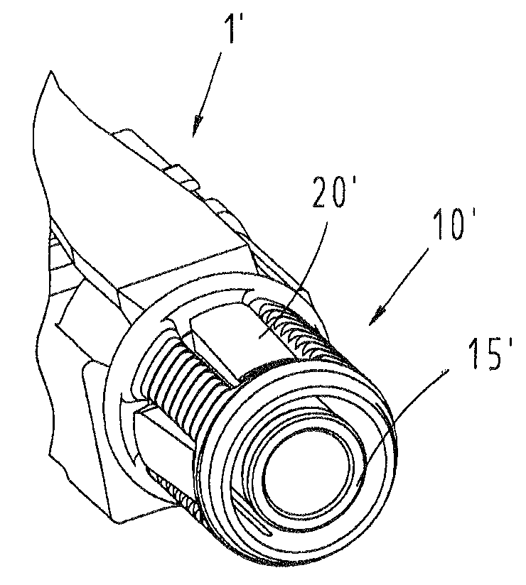 Connector housing with integrated cable clamp