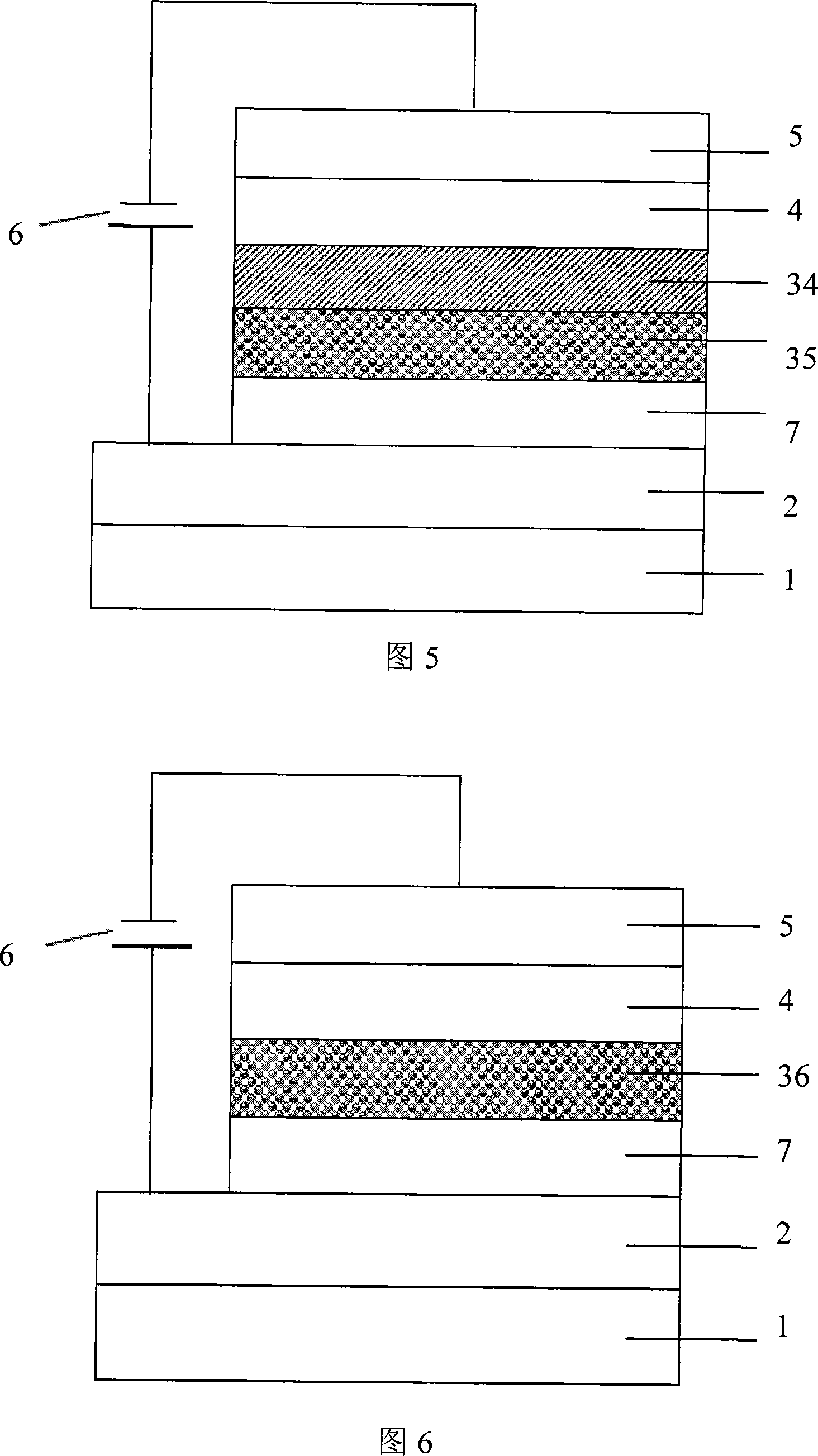 A white light organic EL part consisting of RGB and its making method