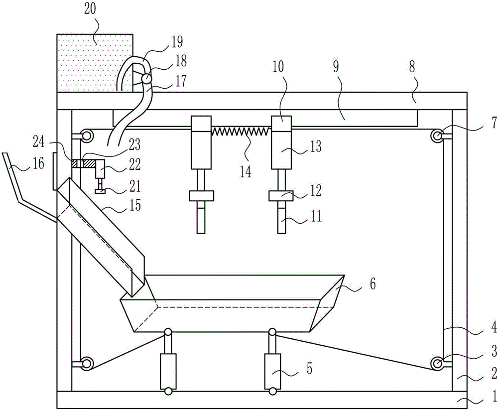 Livestock feeding device for raising livestock