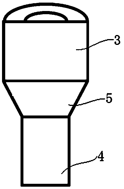 Three-stage heating device, biochar preparation system and preparation method