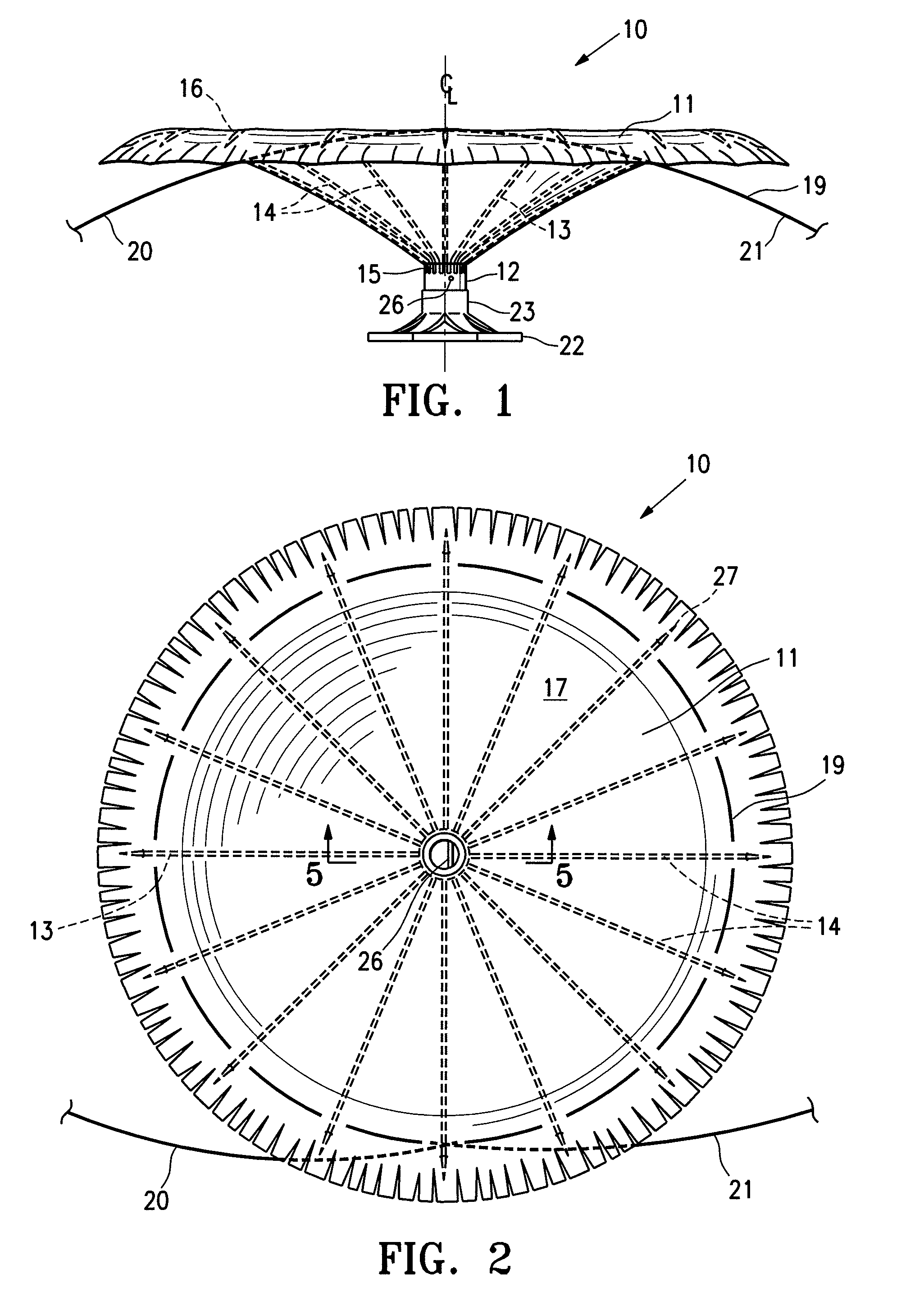 Peripheral seal for a ventricular partitioning device