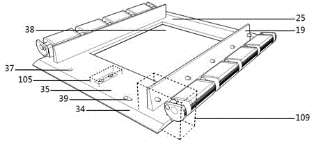 Cylindrical limb fixing type radiation treatment body part positioning hollow fixing frame