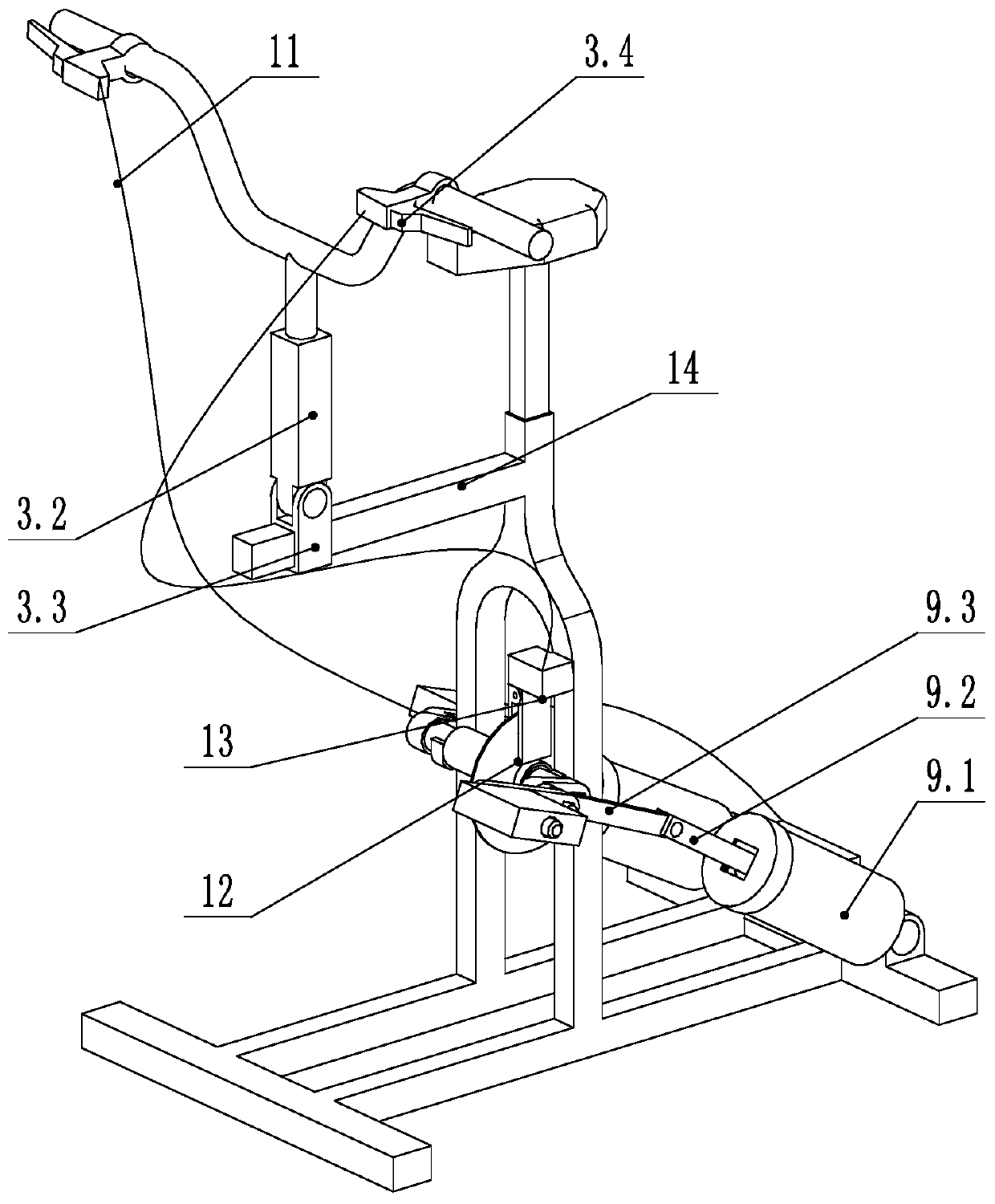 Reciprocating dynamic cycling bike