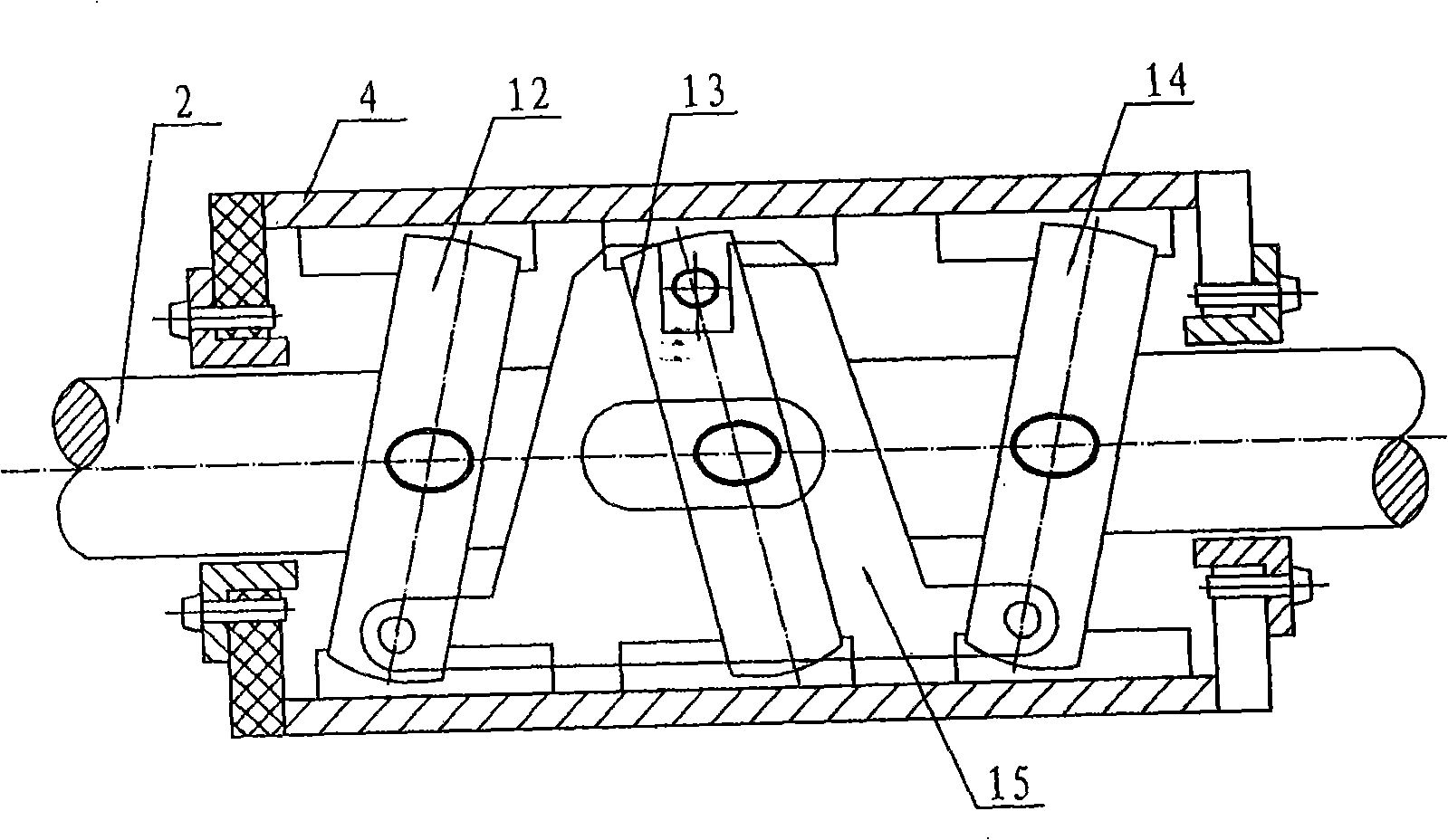 Warehouse door driving device regulated by driver