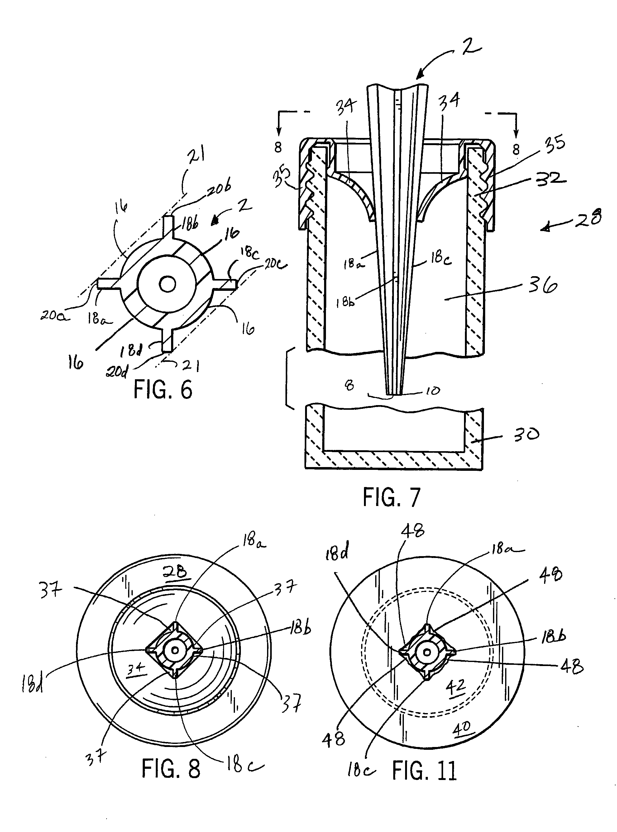 Liquid sampling utilizing ribbed pipette tip for barrier penetration