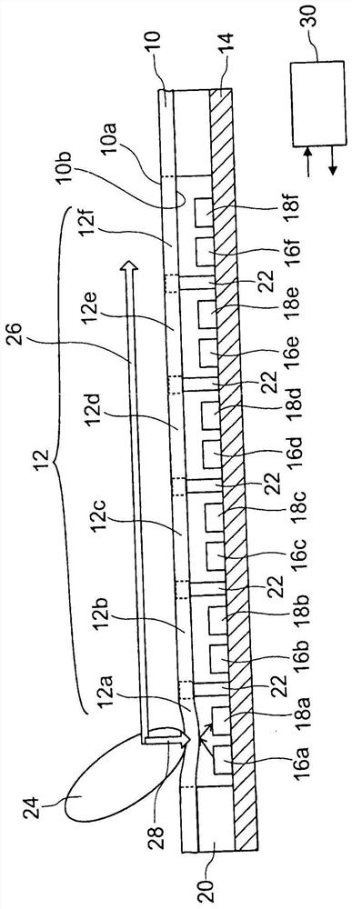 Operating devices, especially for electronic household appliances