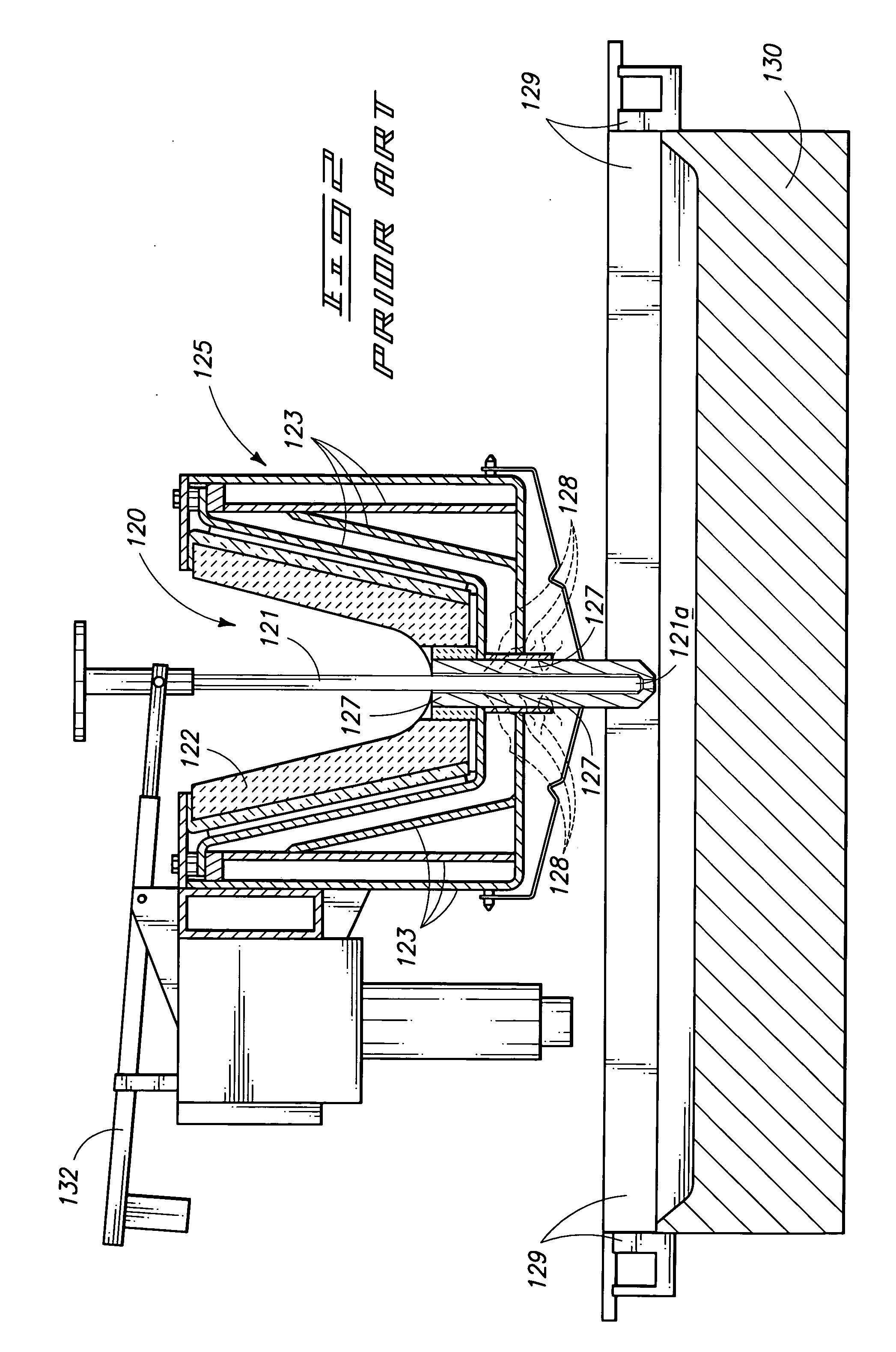 Control pin and spout system for heating metal casting distribution spout configurations