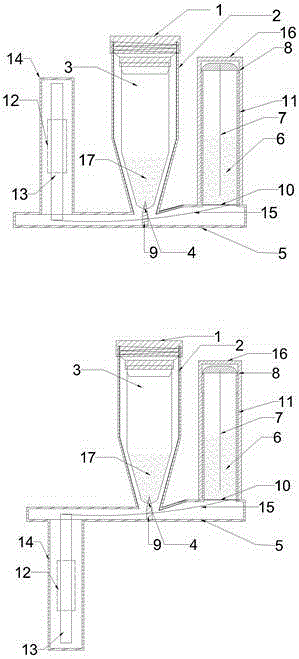 Anti-pollution portable gene detection method and device